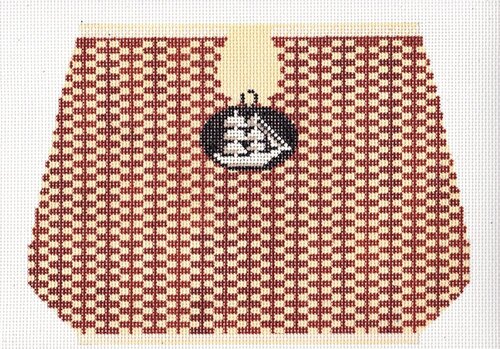 Large Nantucket Basket with Ship