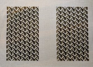 Y Pattern Clutch Black - Back