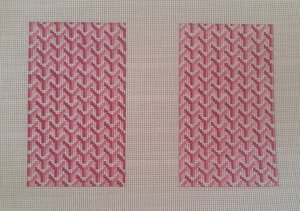 Y Pattern Clutch Pink - Back