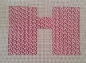 Y Pattern Clutch Pink - Front