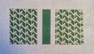 Y Pattern Eyeglass Single Green