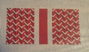 Y Pattern Eyeglass Single Red