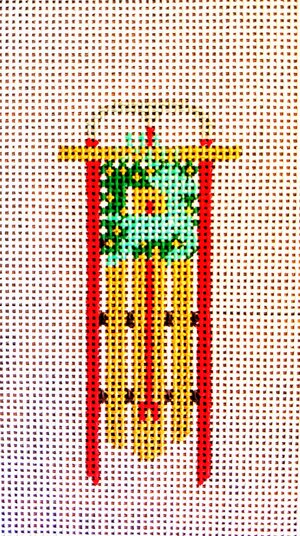 Ornament - Sled with Reindeer