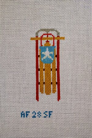 Ornament - Sled with Starfish