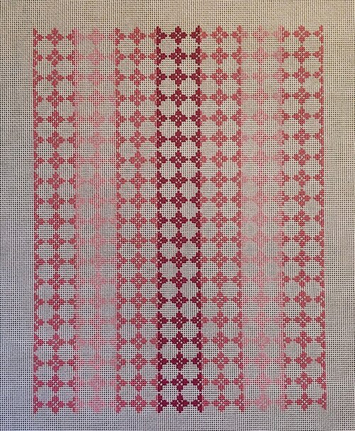 Pink Medallion Envelope Clutch