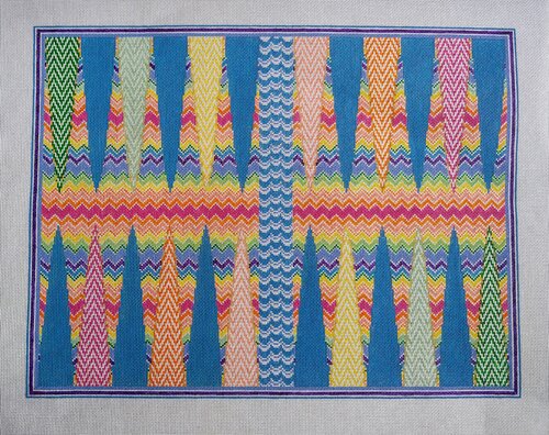Bargello Backgammon Board