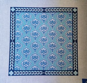 White Floral Medallion