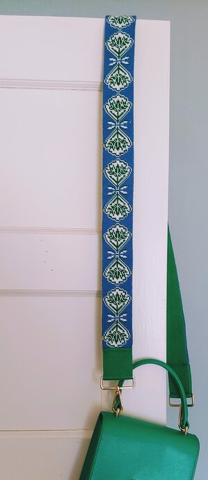 Green Flower Strap