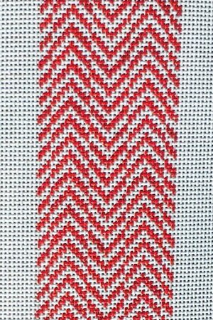 Red Chevron Strap