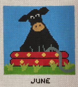 Wellesley Collection Calendar Critters: Udderly Delightful Canvas