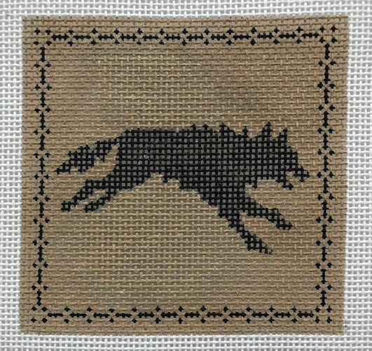 Woodland Animals Series - Leaping Wolf