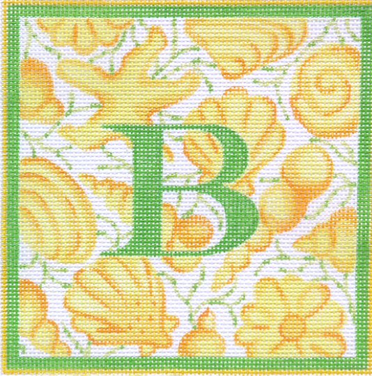 Lilly Letter – Shells – yellows & greens