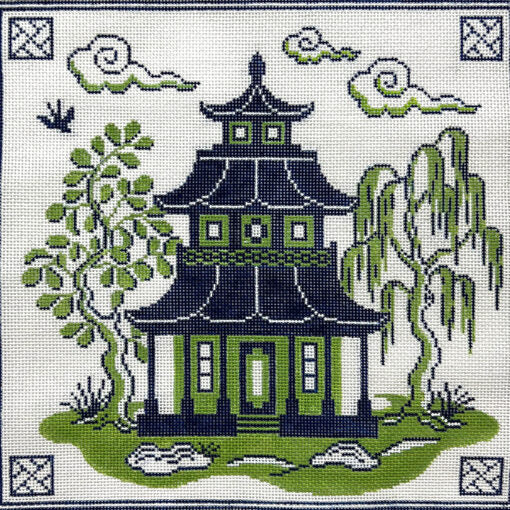 Blue & Green Pagoda