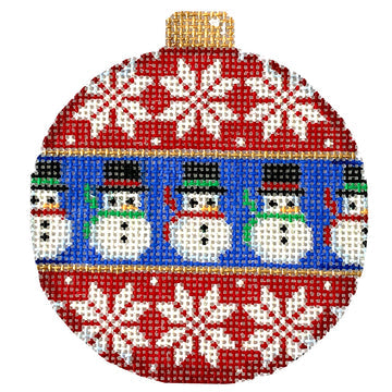 Flake/Snowman Ball Ornament