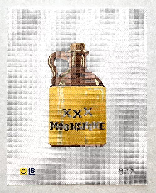 Lauren Bloch Designs Lauren Bloch Designs - Moonshine Bottle Canvas
