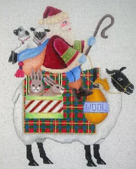 Santa on Sheep