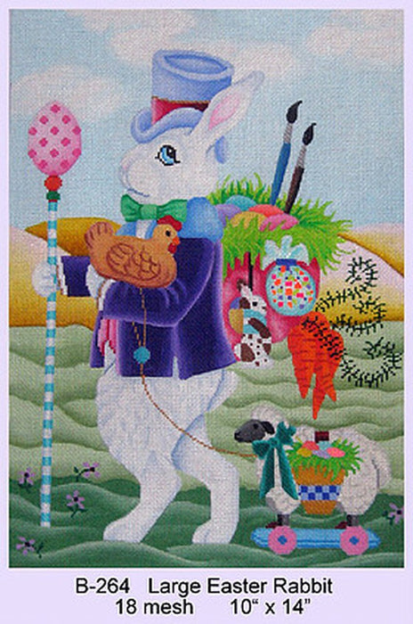Large Easter Rabbit Canvas