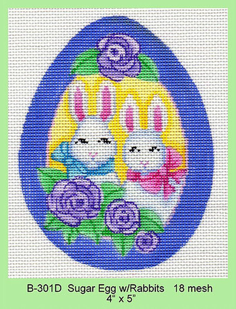 Sugar Egg w/ Rabbits