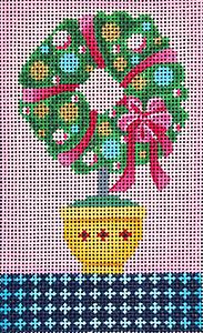 Christmas Wreath Topiary