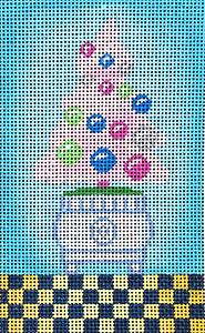 Pink Christmas Tree Topiary