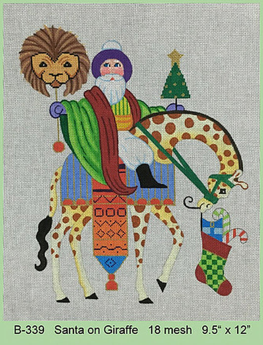 Santa on Giraffe
