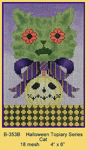 Halloween Cat Topiary