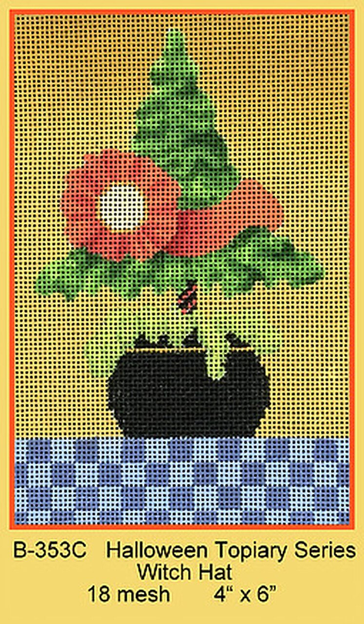 Halloween Witch Hat Topiary