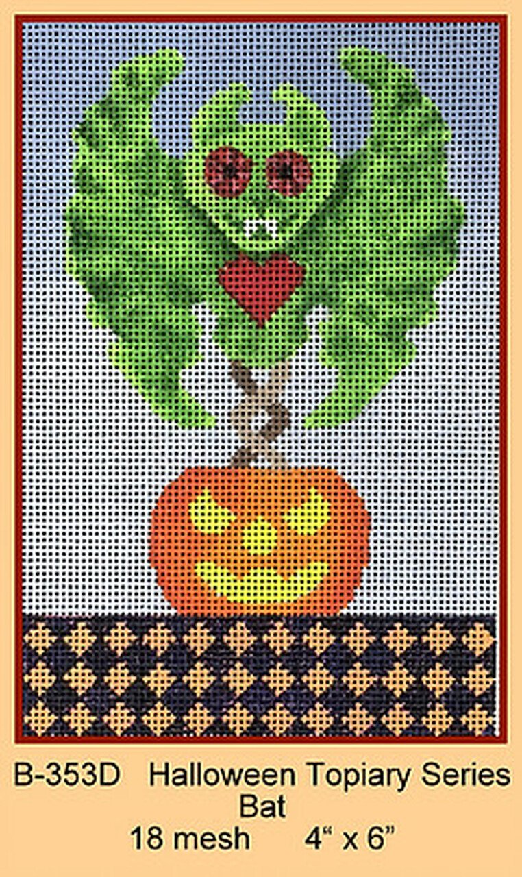 Halloween Bat Topiary