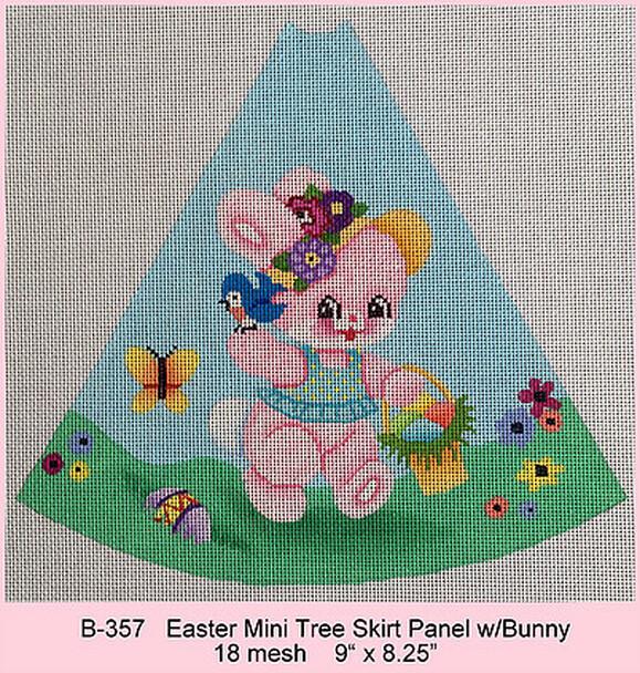 Pink Bunny Tree Panel