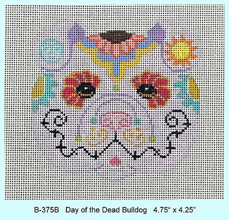 Day of the Dead Dog Ornament - Bulldog