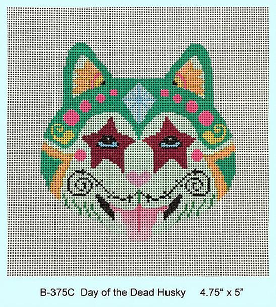 Day of the Dead Dog Ornament - Husky