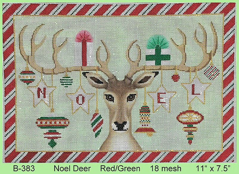 Noel Deer - Red & Green