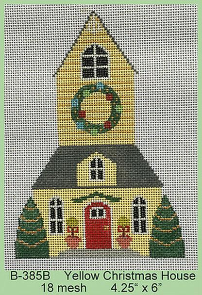 Yellow Christmas House
