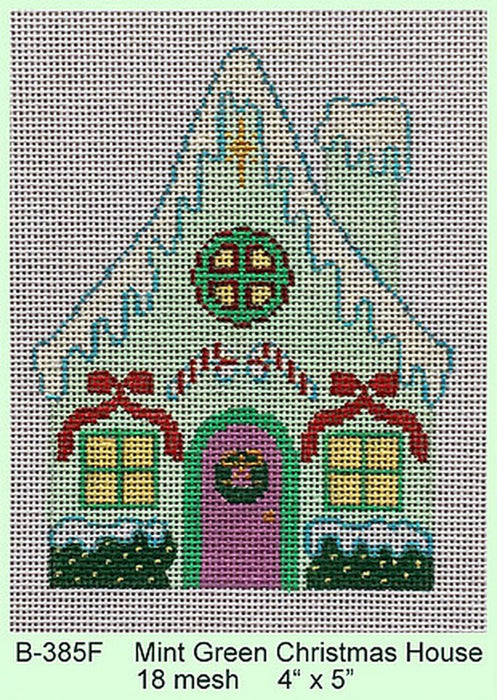 Mint Green Christmas House