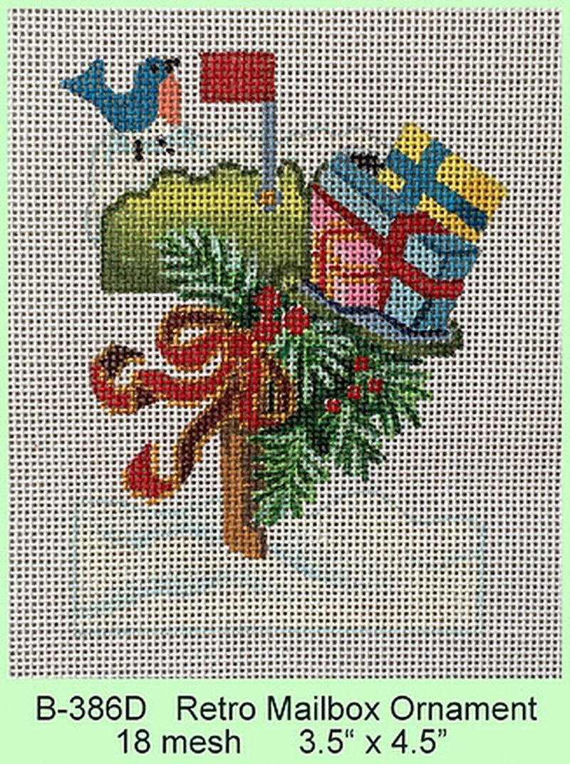 Retro Mailbox Ornament