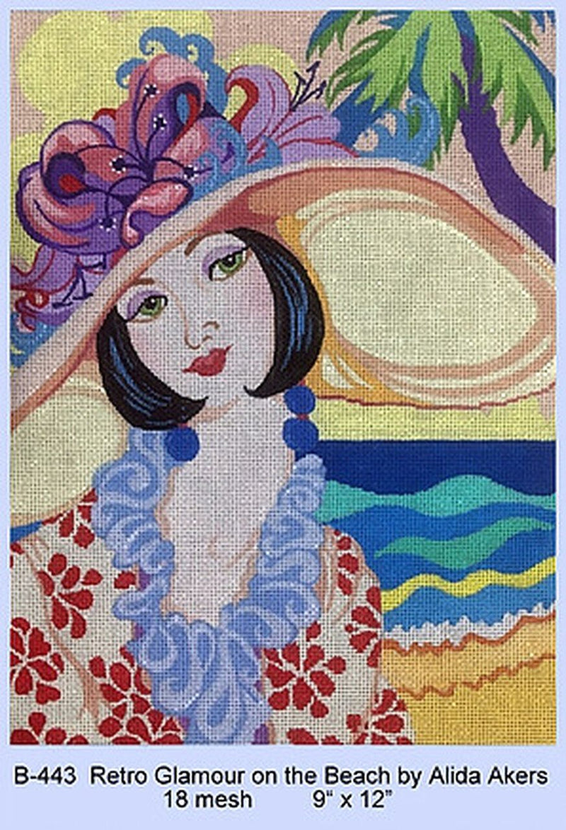 Retro Glamour on the Beach