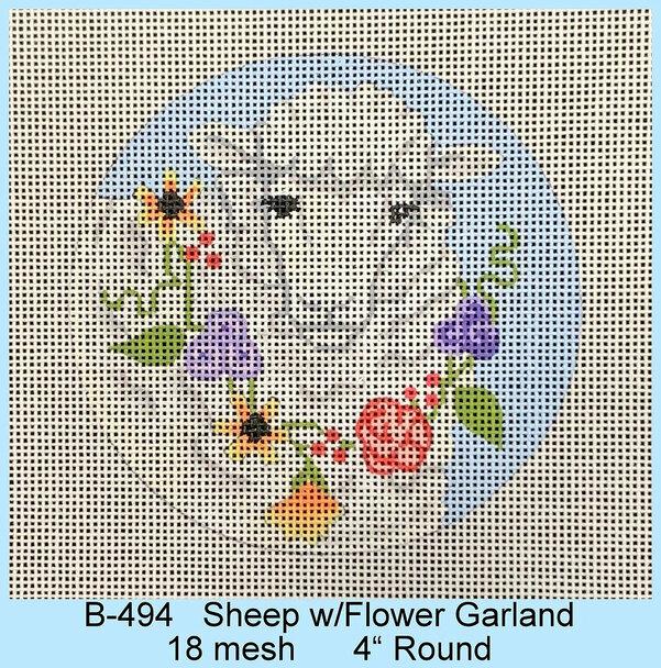 Sheep w/ Flower Garland