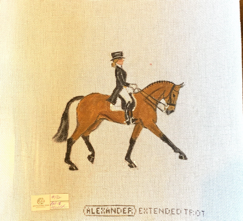 Dressage I - Bay horse Extended Trot