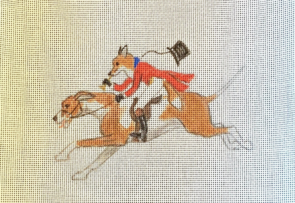 Gentleman Fox on Running Hound