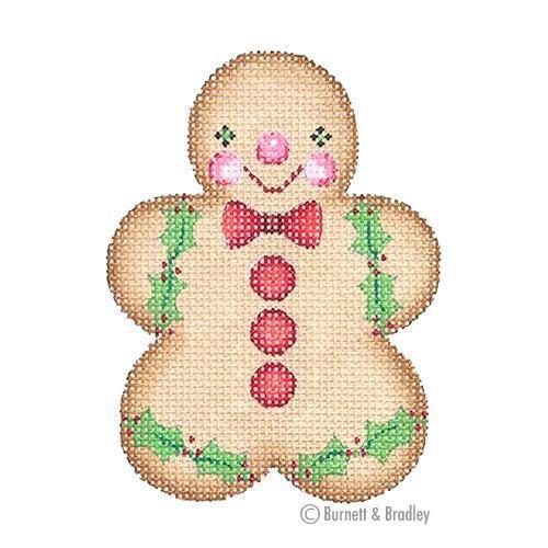 Gingerbread Boy - Red Bow Tie