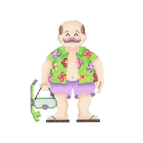 By the Sea - Charlie the Beach Hunk in Hawaiian Shirt