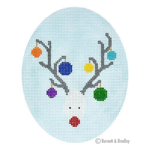 Reindeer Face Vertical