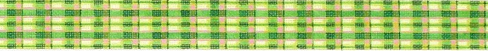 Belt – Madras Single Pattern – greens, soft lime & pink