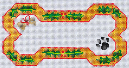 Dog Bone - Holly Bone Ornament