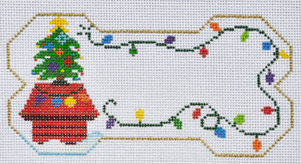 Dog Bone - Dog House Bone Ornament