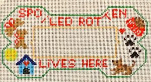 Dog Bone - Spoiled Rotten Bone Ornament