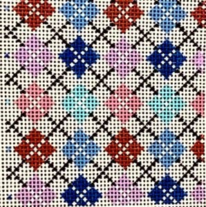 Argyle - Pastels Pink Turquoise