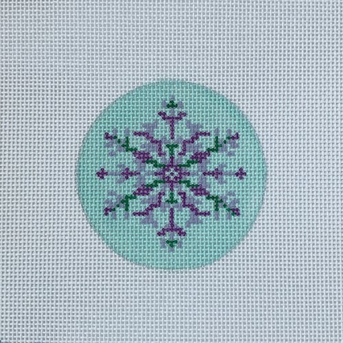 Nordic Collection - Snowflake - purple/aqua