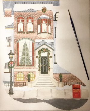 Stocking - Brownstone (13m)