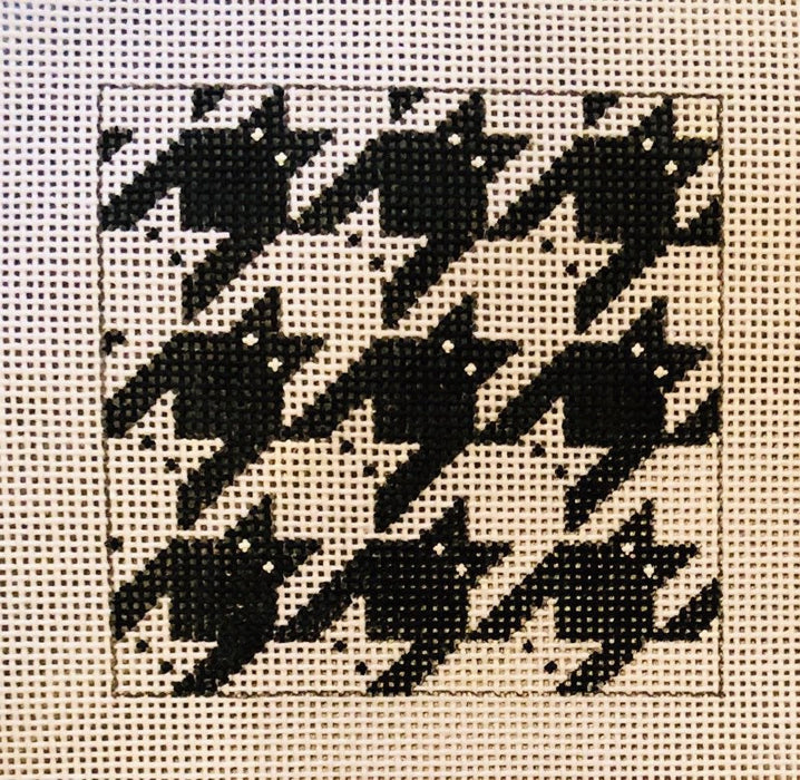 Houndstooth Kitty 3 x 3